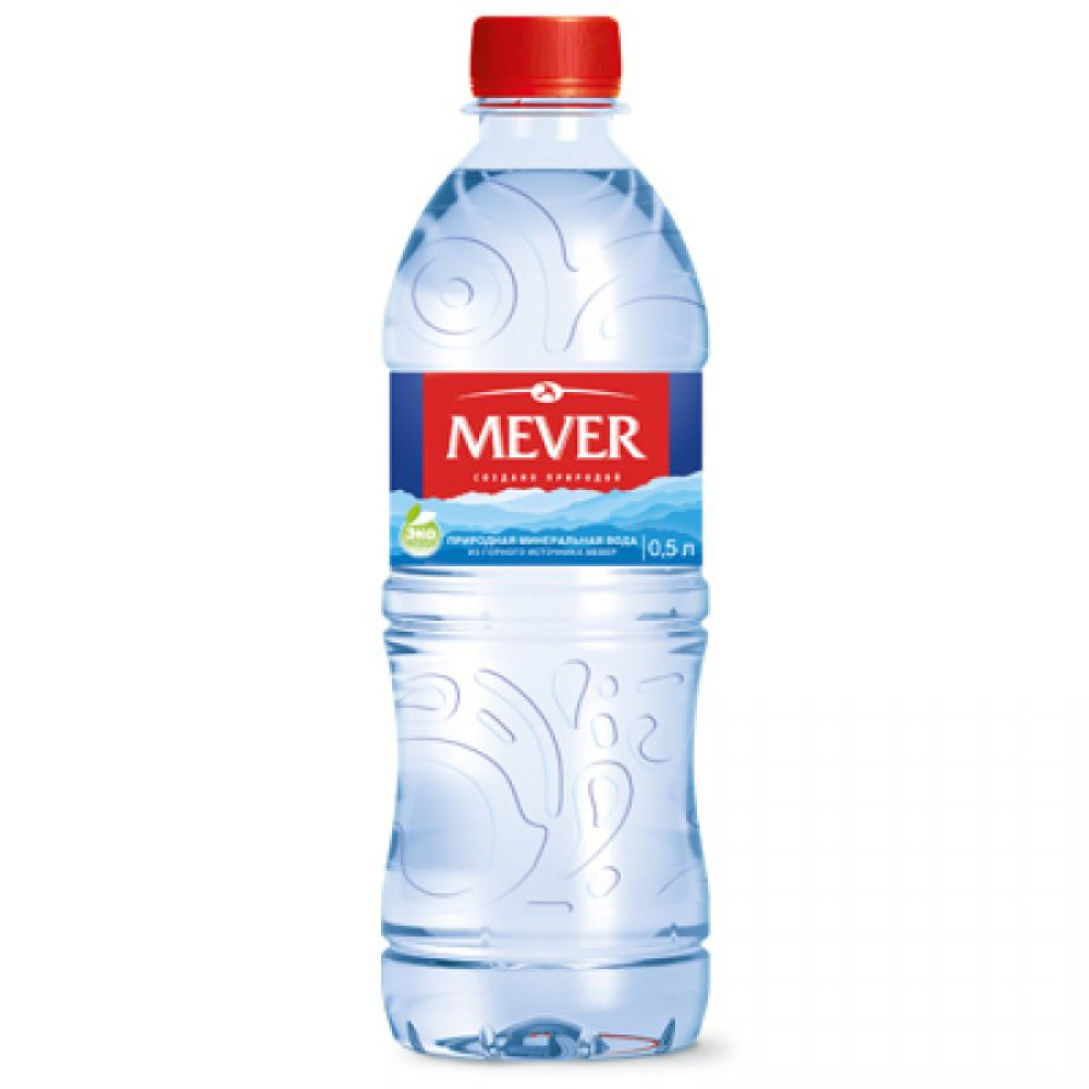 Вода без газа стекло. Мевер 0.5 стекло. Вода MEVER 0.5. Вода мин.ГАЗ. "Мевер" стекло 0,5л. Вода минеральная негазированная Мевер.